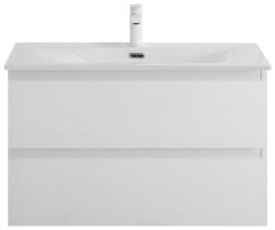 Тумба с раковиной Cezares Molveno 00-00017121 91x51 подвесная, белый лед