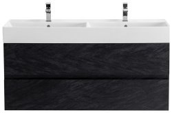 Тумба с раковиной Cezares Molveno 46 00-00011437 120x62 подвесная, черная