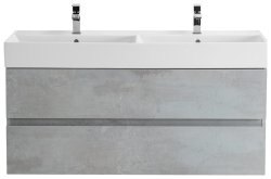 Тумба с раковиной Cezares Molveno 46 00-00012014 120x62 подвесная, бетон