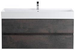 Тумба с раковиной Cezares Molveno 46 00-00012016 120x62 подвесная, оксид
