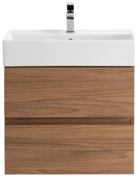 Тумба с раковиной Cezares Molveno 46 00-00012018 60x62 подвесная, светлый орех