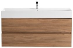 Тумба с раковиной Cezares Molveno 46 00-00012019 120x62 подвесная, светлый орех