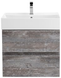 Тумба с раковиной Cezares Molveno 46 00-00012025 60x62 подвесная, серое дерево
