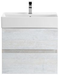 Тумба с раковиной Cezares Molveno 46 00-00012029 60x62 подвесная, светлое дерево