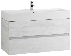 Тумба с раковиной Cezares Molveno 46 00-00012031 100x62 подвесная, светлое дерево
