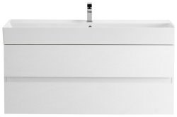 Тумба с раковиной Cezares Molveno 46 00-00012033 120x62 подвесная, белый лед