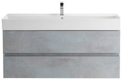 Тумба с раковиной Cezares Molveno 46 00-00012036 120x62 подвесная, бетон