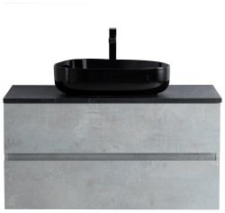 Тумба с раковиной Cezares Molveno 46 00-00012897 80x52 подвесная, бетон