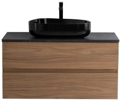 Тумба с раковиной Cezares Molveno 46 00-00012899 80x52 подвесная, светлый орех