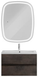Тумба с раковиной Cezares Molveno 46 00-00018010 81x53 подвесная, оксид