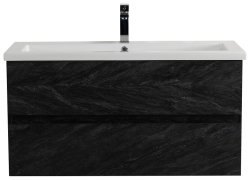 Тумба с раковиной Cezares Molveno 46 00-00018012 101x53 подвесная, антрацит