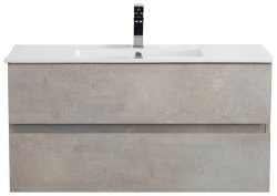Тумба с раковиной Cezares Molveno 46 00-00018019 101x51 подвесная, бетон