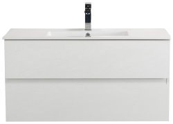 Тумба с раковиной Cezares Molveno 46 00-00018020 101x51 подвесная, белый лед