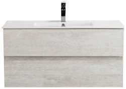 Тумба с раковиной Cezares Molveno 46 00-00018021 101x51 подвесная, светлое дерево