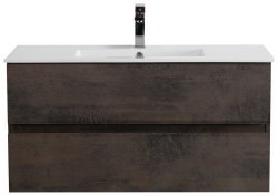 Тумба с раковиной Cezares Molveno 46 00-00018023 101x51 подвесная, оксид