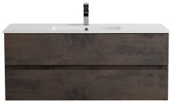 Тумба с раковиной Cezares Molveno 46 00-00018026 121x51 подвесная, оксид