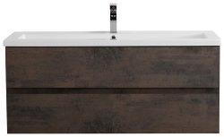 Тумба с раковиной Cezares Molveno 46 00-00018029 121x53 подвесная, оксид