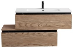 Тумба с раковиной Cezares Slider 00-00017114 100x31 подвесная, дуб тангент