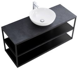 Консоль под раковину Cezares Cadro 00-00012912 120x60 подвесная, черная