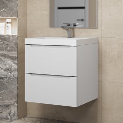 Тумба под раковину подвесная Uperwood Tanos NEW 2191020000 50x45, белая