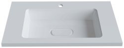 Тумба с раковиной Uperwood Modul 393020551 80x45 подвесная, матовая, черная