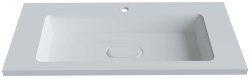 Тумба с раковиной Uperwood Modul 393020552 100x45 подвесная, матовая, белая