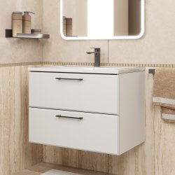 Тумба с раковиной Uperwood Foster New KFosterNEW70w 70x45 подвесная, белая