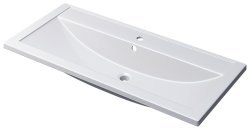 Тумба с раковиной Uperwood Foster New KFosterNEW100w 100x45 подвесная, белая