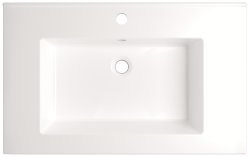 Тумба с раковиной Uperwood Parma Premium 39330205464 75x47 подвесная, черная