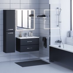 Тумба под раковину Uperwood Foster 291020517 80x45, черная