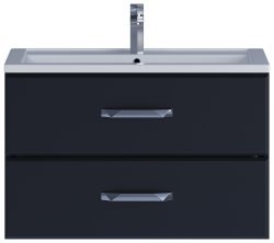 Тумба под раковину Uperwood Foster 291020517 80x45, черная