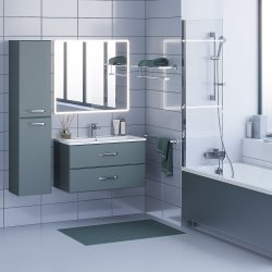 Тумба под раковину Uperwood Foster 291020523 90x45, серый графит