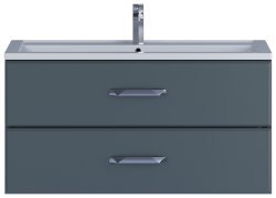 Тумба под раковину Uperwood Foster 291020524 100x45, серый графит
