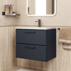 Тумба под раковину Uperwood Foster New TFosterNEW60b 60x40 подвесная, черная