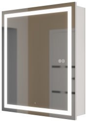 Зеркальный шкаф с подсветкой Uperwood Tanos ZTanos60w 60x70, белый