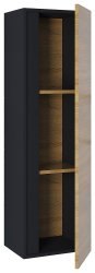 Шкаф-пенал Uperwood Barsa 293020545 35x120, черный/дуб сонома