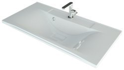 Раковина Uperwood Elen 291120427 99.7x48, белая глянцевая