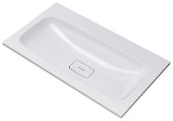Раковина Uperwood Smile RSmile80wg0 80x45, белая глянцевая