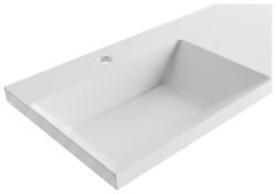 Раковина Uperwood Modern RModern120Lw 120x48, белая глянцевая
