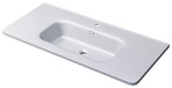 Раковина Uperwood Monica RMonica100wg 101x46, белая глянцевая