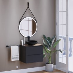 Раковина Uperwood Sfera 291020318 40x40, черная матовая
