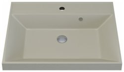 Раковина Uperwood Classic Quartz 291030014 60x45, бежевая матовая, лён