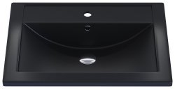 Раковина Uperwood Foster Quartz 291030054 60x40.5, черная матовая, космос