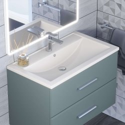 Раковина Uperwood Foster Quartz 291030036 80x45.5, белая матовая, жасмин