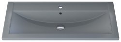 Раковина Uperwood Foster Quartz 291030041 90x45.5, серая матовая, бетон