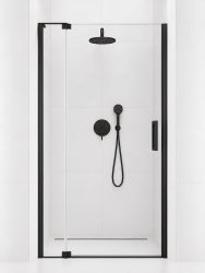 Душевая дверь Cezares SLIDER SLIDER-B-1-70/80-C-NERO 70x195 распашная, профиль черный матовый