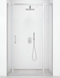 Душевая дверь Cezares MOLVENO MOLVENO-BA-12-80+40-C-Cr-IV 120x195 распашная, профиль хром