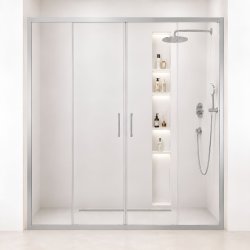 Душевая дверь Cezares MOLVENO MOLVENO-BF-2-170-C-Cr-IV 170x195 раздвижная, профиль хром