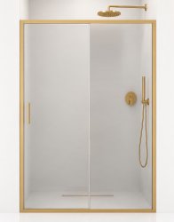 Душевая дверь Cezares MOLVENO MOLVENO-BF-1-120-C-BORO-IV 120x195 раздвижная, профиль матовое золото