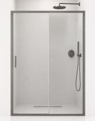 Душевая дверь Cezares MOLVENO MOLVENO-BF-1-160-C-GM-IV 160x195 раздвижная, профиль сталь